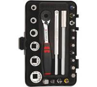 Würth 096511 23 Clé à Douille 1/4" Multi Assortiment de Mini, Noir