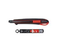 WÜRTH 2-k Couteau cutter 9mm avec 10 Lames de rechange