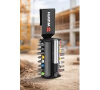 Würth Assortiment de 17 embouts avec clip de ceinture 1 4" Compatible avec ORSY