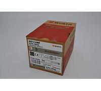 Würth Assy 4 CSMP Lot de 200 vis pour panneaux d'aggloméré, 4 x 70 mm, en acier galvanisé, filetage partiel, tête fraisée RW 20