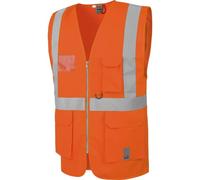 WüRTH MODYF Gilet de travail haute visibilité multipoches EN20471 orange - Taille XXL/3XL