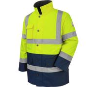 Parka de travail Würth MODYF haute-visibilité LUMEN jaune/marine Jaune XXL