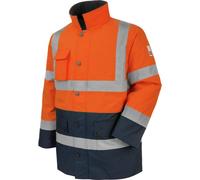 WüRTH MODYF Parka de travail haute-visibilité LUMEN orange/marine - Taille XXL