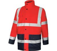 WüRTH MODYF Parka de travail LUMEN 4 en 1 Rouge/Marine - Taille XXL