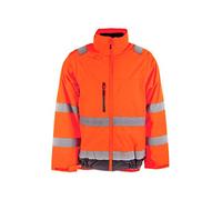 WüRTH MODYF Parka haute visibilité 2 en 1 Reflex orange fluo/noir - Taille XL