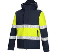 WÜRTH MODYF Parka haute visibilité FLUO ONE jaune/marine Bleu marine XS