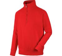 WÜRTH MODYF Sweat de travail ¼ de zip Job+ Rouge Rouge XXL