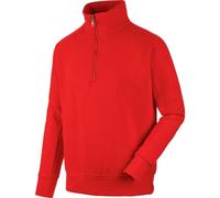 WüRTH MODYF Sweat de travail ¼ de zip Job+ Rouge - Taille 3XL
