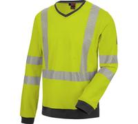 Tee-shirt de travail manches longues haute-visibilité jaune fluo Würth MODYF Jaune 4XL