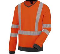 Tee-shirt de travail manches longues haute-visibilité orange fluo Würth MODYF Orange L