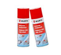 Würth Produit d'entretien pour acier inoxydable 2 x 400 ml entretien Nettoyant pour acier inoxydable
