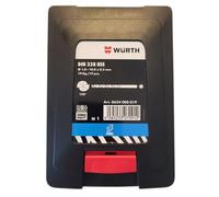 Würth ZEBRA Premium Lot de 19 forets à métal Ø 1,0-10,0 x 0,5 mm, HSS DIN 338 type RN 130° 19 pièces