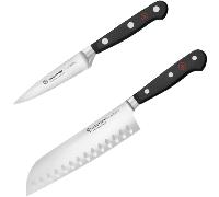 Wüsthof CLASSIC 2-Piece Knife Set, Santoku and Vegetable Knife (17 cm/9 cm) 1120160219