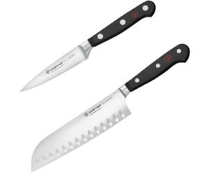 Wüsthof CLASSIC 2-Piece Knife Set, Santoku and Vegetable Knife (17 cm/9 cm) 1120160219