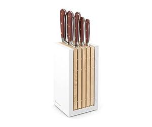 WÜSTHOF Classic Bloc couteaux avec 7 couteaux, Tasty Sumac (rouge foncé)