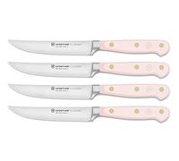 WÜSTHOF Classic Set de couteau à steak avec 4 couteaux, 12 cm, Pink Himalayan Salt (rose)