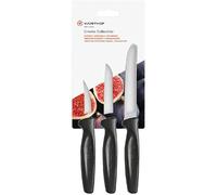WÜSTHOF Set de couteaux de cuisine, noir, 3 pièces (1 set)