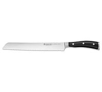 Wüsthof Couteau à pain Classic Ikon TR1040331023 – 23 cm, acier inoxydable forgé