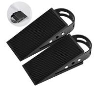WUFANC Cale Porte Sol 2 Pièces, Bloque Porte Coulissante Avec Poignée En Acier Inoxydable, Bloc Porte Coulissante Convient à Tous les Types de Sols et à Tous les Types de Portes