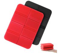 WUFANC Lot de 2 coussins de siège d'extérieur pliables - Portables - Imperméables - Isolation thermique et durable - Convient pour le camping, les pique-niques, les aires de jeux, les stades de siège