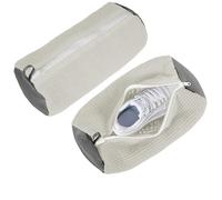 WUFANC Lot de 2 Sac Lavage Chaussures Machine à Laver, Réutilisable Sac de Lavage pour Chaussures Nettoyage à 360°, Laundry Shoe Bag pour Machine à Laver, Protection pour Chaussures et Vêtements