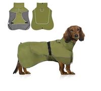 WUFANC Manteau Imperméable Chien Hiver - Réfléchissant Ajustable Pour Toutes Saisons - Protection Confortable Lors Activités Extérieures (M)