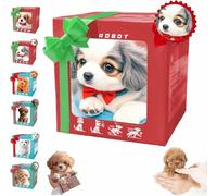 Wuffy Robot Dog, chiens robots améliorés qui agissent comme de vrais chiens, robots réalistes qui remuent la queue de chiot, marchent, aboient pour les amoureux des animaux domestiques (E)