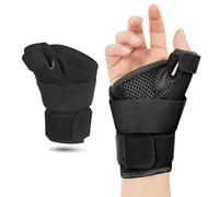 WUFKOP 1 support de poignet (noir) fournit un soutien du poignet aux patients atteints d'un syndrome du canal carpien léger et d'une tendinite, aidant à soulager et à traiter la douleur au poignet