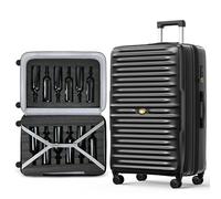 WUGCHDA Valise à vin pour Avion, capacité 12 Bouteilles, Valise de Transport de vin avec Cadenas Conforme aux Normes TSA, Valise de Voyage pour Crus avec Insert Amovible