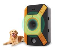 WUGEIN Anti Aboiements Chiens,Audio et Ultrasons Dispositif Anti-aboiement,3 Réglable Fréquence,33 Pieds Rechargeable Dispositif Dissuasion pour Petits et Grands Chiens Exterieu