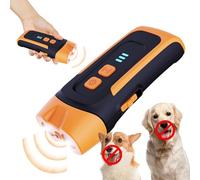 WUGEIN Antiladride pour chiens à ultrasons, dispositif de dressage de chien portable, dispositif de dissuasion à main, rechargeable pour arrêter les aboiements