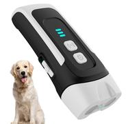 WUGEIN Appareil anti-aboiement pour chiens - Dispositifs anti-aboiements pour chiens - Appareil de dressage et répulsif à ultrasons LED 3 en 1 pour dressage de chien, rechargeable, portée de 15,2 m