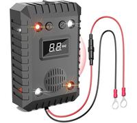 WUGEIN Ultrason Souris et Rats pour Voiture 12V, avec Lumière Clignotante, Repulsif Rongeur pour Voiture, Anti Fouine pour la Maison, Le Garage, Anti Rongeur Voiture