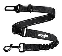 WUGLO Ceinture Chien Voiture | Longueur réglable de 30 à 95 cm | Élastique