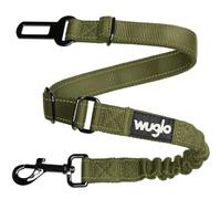 Wuglo Ceinture de Sécurité Chien en Voiture de 30 à 95 cm - Harnais de Voiture Élastique Robuste - Ceintures Durables avec Clip - Ceinture Chien Voiture Universelle (Braun)