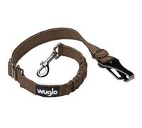 Wuglo Ceinture de Sécurité pour Chien de 30 à 95 cm - Harnais de Voiture Siège Auto Enfant - Système Verrouillage Boucle - Laisse Chien Voiture Universelle Ajustable (Bleu)