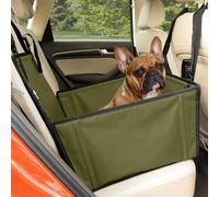 Wuglo Siège Auto Chien Extra Stable et Waterproof - Siège de Voiture renforcé avec 4 Sangles de Fixation et Ceinture de sécurité - Jusqu’à 12 kg pour Petits Chiens