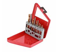 WUGMCNFBC Kit d'extracteurs de vis endommagées et de perçage, plaqué ium, pour gaucher, 10 pièces, kit en Acier allié pour Acier trempé, Goujon de Roue et Retrait