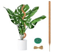 WuGU Tuteur Plante, Tuteur Monstera, 120 cm Long Plante Tuteur en Coco Monstera Support pour Plante Grimpante, Support Coco Plante Grimpante pour Maison Jardin de Support de Plante