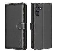 Wuhaizher Étui portefeuille pour Samsung A17 5G - Protection RFID - Résistant aux chocs - En cuir synthétique - Avec béquille et porte-cartes - Coque intérieure en silicone - Pour Samsung Galaxy A17