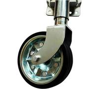 WUHGI Cric de remorque pour Bateau - Roue de cric, Support de Roue Jockey Pliable, cric de Timon Robuste, capacité de 680 kg, levée de 26 cm, Roue à Jante en Acier de 20 cm, pour Bateau, Camping-c