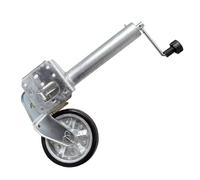 WUHGI Roue de Support pivotante pour remorque - Cric de remorque Robuste pour Usage Marin, Roue de Support Pliable, Levage de 20 cm, Roues de Support en Acier galvanisé, pour remorques, Camping-ca