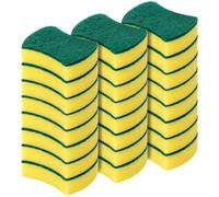 WUHUIXOZ - Lot de 24 éponges de Nettoyage écologiques Anti-Rayures pour la Vaisselle, pour récurer la Vaisselle…
