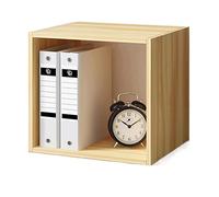 WUHUQN Étagère portable assemblée, compartiment unique, combinaison libre, étagère simple, étagère de sol, cage d'escalier, étagère de rangement, 30 x 25 x 20 cm, couleur noyer