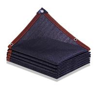 WUHUQN Voile d'ombrage noir, crème solaire, filet d'ombrage, filet d'ombrage de serre avec œillets, maille durable respirante multifonctionnelle, bâche à 95 %, résistant aux UV, écran solaire