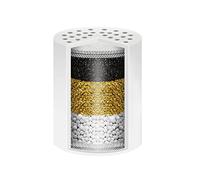 WuikerDuo Cartouche Filtrante Remplaçable Universelle,Compatible avec n'importe quel filtre de douche de Motif Similaires Universel,Éliminer les Métaux Lourds de Chlore Calcaire Odeurs
