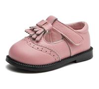 WUIWUIYU Bébé Fille Chaussures Premiers Pas Respirant Enfants Chaussures DéContractées Baskets Plat Semelle Souple Antiderapant-Rose 21