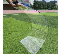 Wujgbnhg Plaque polycarbonate 1mm Épais plexiglass,0.5m*2m,Plaque de Plastique Transparente Légère, Antichoc résistant aux UV intempéries,pour Serre Toit/Cabane/abris d'auto/antibruit d'autoroute.