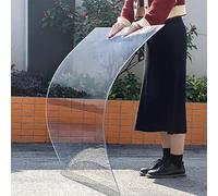 Wujgbnhg Polycarbonate transparent plexiglass,Feuilles plastique 1.0mm Épais,0.6m*1m,Plaque Acrylique Transparente,Panneau Durable PC pour Toits Plaques Serre/Cadre Froid Anti-UV, Facile À Couper.