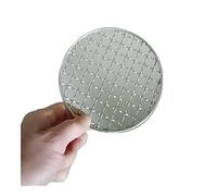 WUJIHE Filet de barbecue rond en acier inoxydable de 13 à 40,5 cm, grille de barbecue, grille pour camping, pique-nique, cuisine, accessoires de cuisine, filet de barbecue (15 cm)